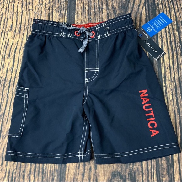 Nautica Other - Navy a Blue Maritime Swim Trunks Size 6 NWT